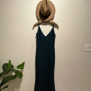 LULUS Infinite Glory Forest Green Maxi Dress